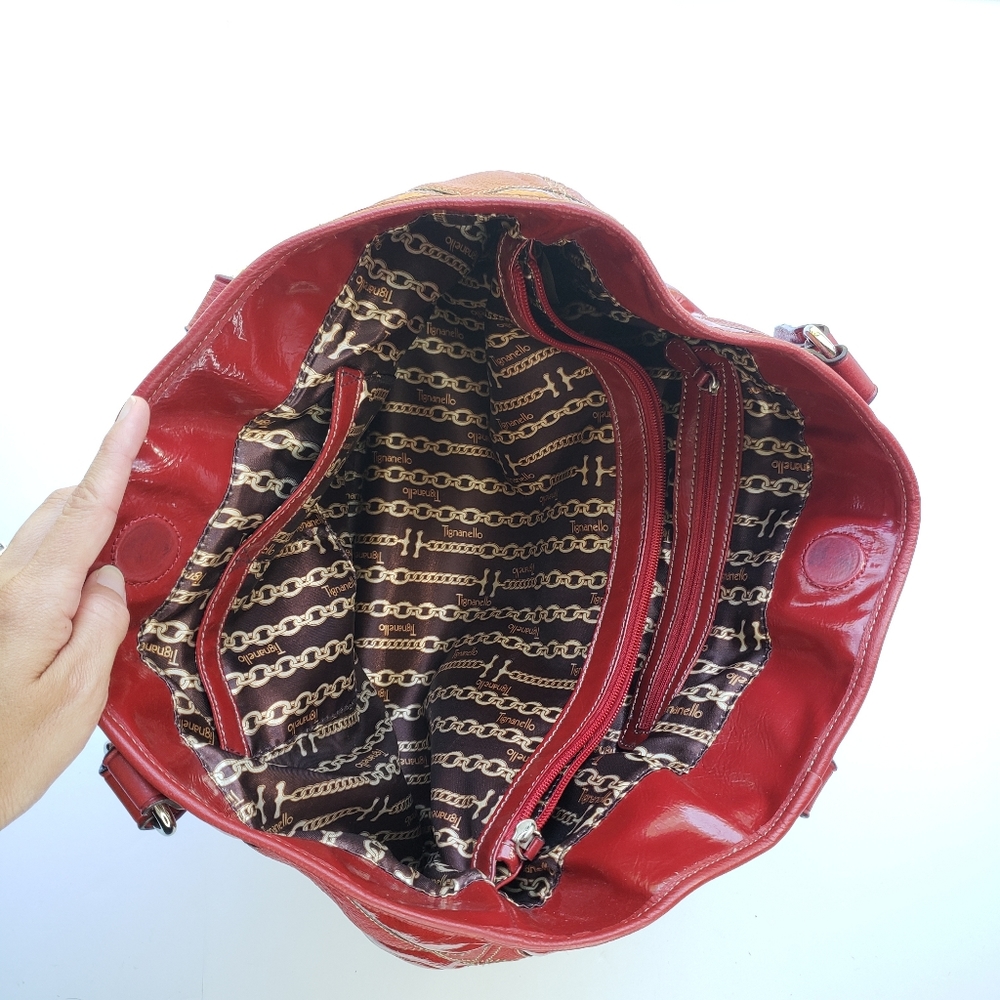 Tignanello Large Patchwork Leather Shoulder Tote - image 5